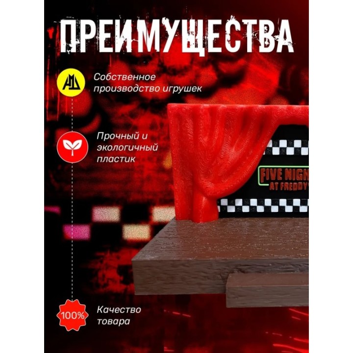 Купить фнаф сцена игрушка пять ночей с фредди ASDAMATOYS