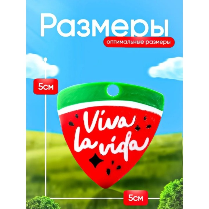 Купить Брелок Мерцающий арбуз viva la vida ASDAMATOYS