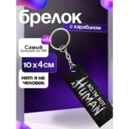 Купить Брелок no i'm not a human ASDAMATOYS