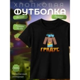 Купить градус minecraft футболка мерч ASDAMATOYS