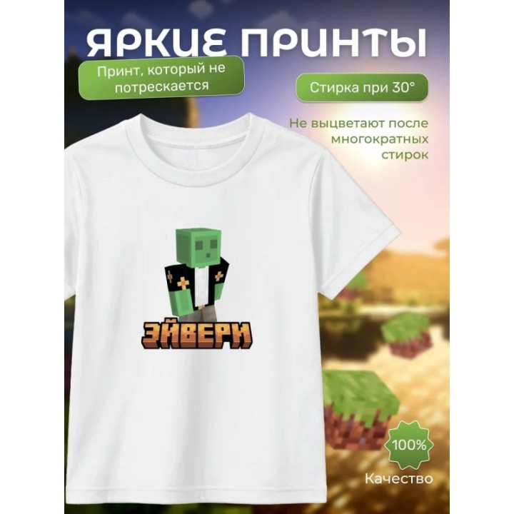 Купить эйвери minecraft футболка ASDAMATOYS