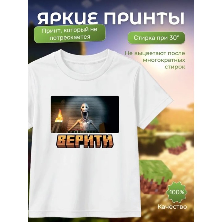 Купить футболка minecraft верити 3 ASDAMATOYS