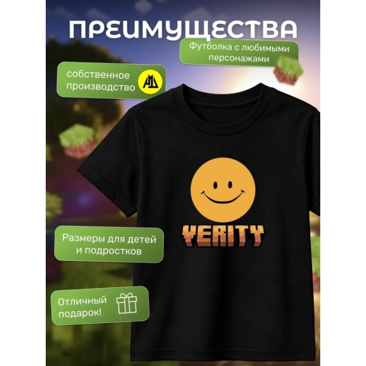 Купить футболка minecraft верити 1 ASDAMATOYS