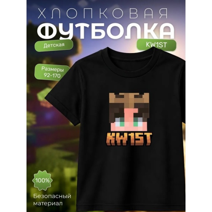 Купить kw1st minecraft футболка ASDAMATOYS