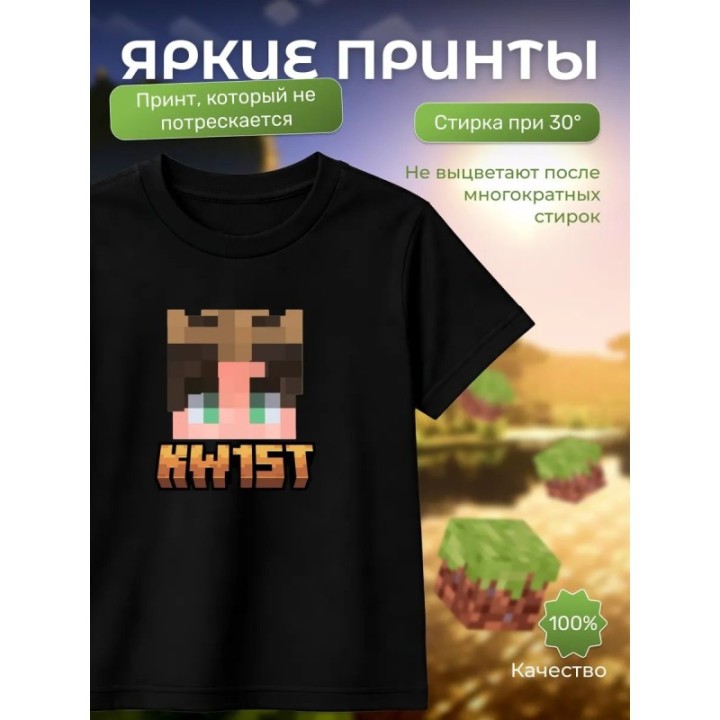 Купить kw1st minecraft футболка ASDAMATOYS