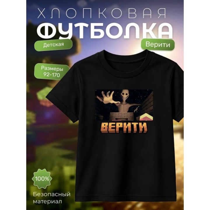 Купить верити minecraft футболка ASDAMATOYS