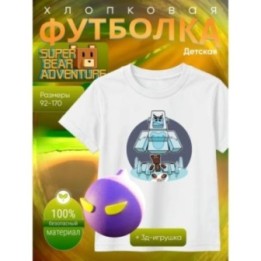 Купить super bear adventure футболка набор 5 ASDAMATOYS