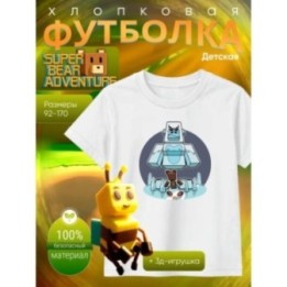 Купить super bear adventure футболка набор 6 ASDAMATOYS