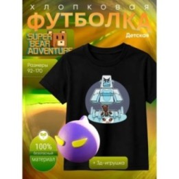 Купить super bear adventure футболка набор 7 ASDAMATOYS