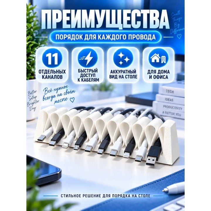 Купить держатель для проводов премиум ASDAMATOYS