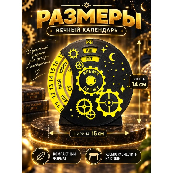 Купить вечный календарь ASDAMATOYS