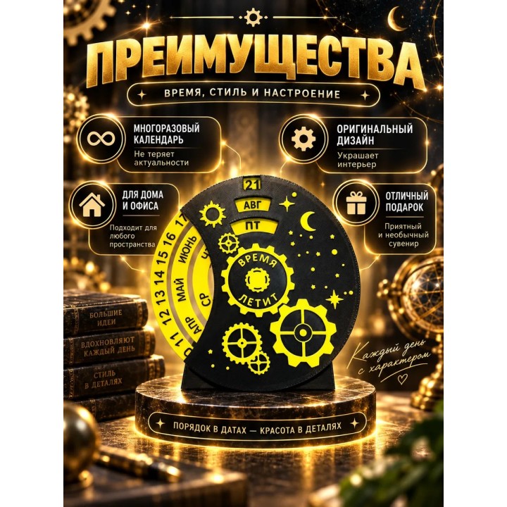 Купить вечный календарь ASDAMATOYS