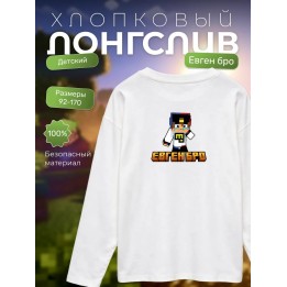 Купить евген бро minecraft лонгслив ASDAMATOYS