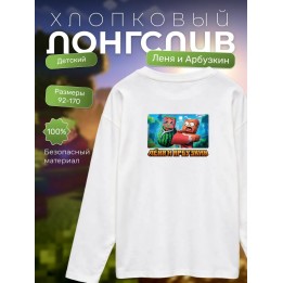 Купить леня и арбузкин minecraft лонгслив ASDAMATOYS