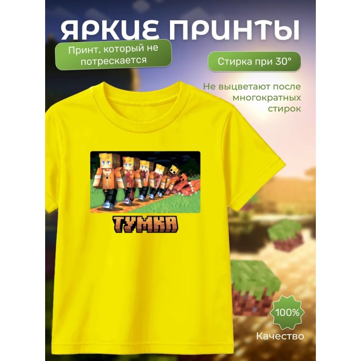 Купить тумка футболка minectaft 3 ASDAMATOYS