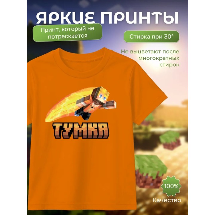Купить тумка minecraft футболка ASDAMATOYS