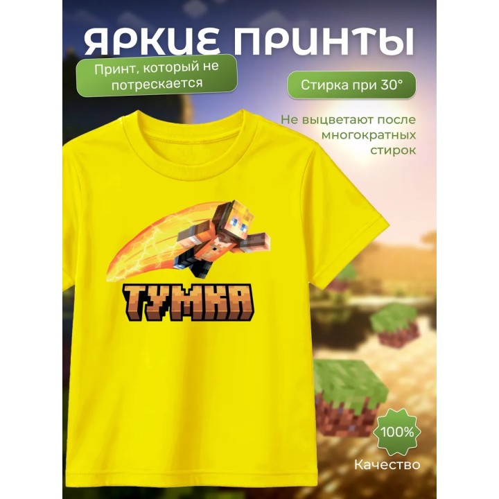 Купить тумка minecraft футболка ASDAMATOYS
