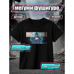 мегуми фушигуро футболка