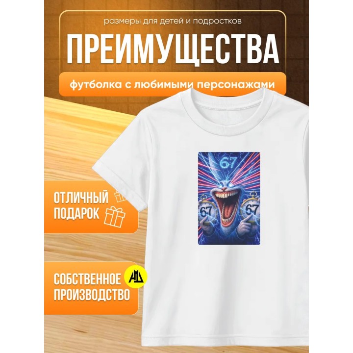 Купить 67 футболка для мальчика ASDAMATOYS