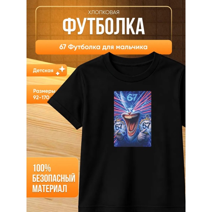 Купить 67 футболка для мальчика ASDAMATOYS