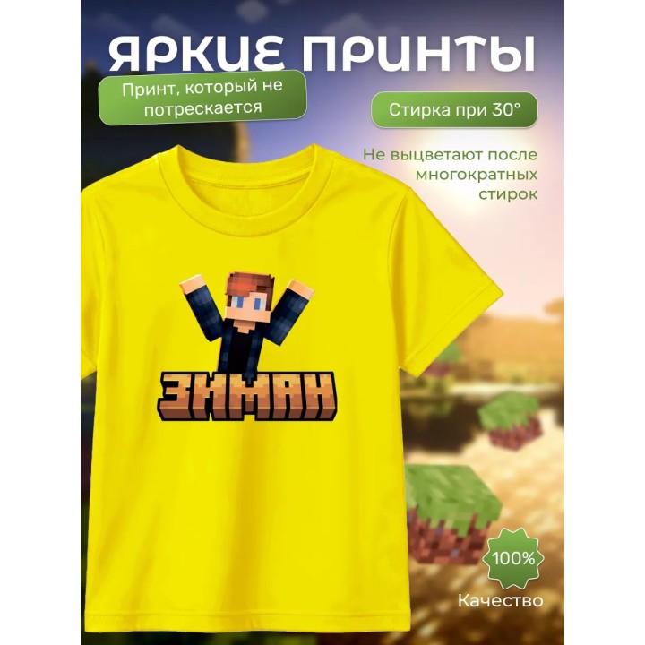 Купить zeeman мерч minecraft футболка зиман ASDAMATOYS