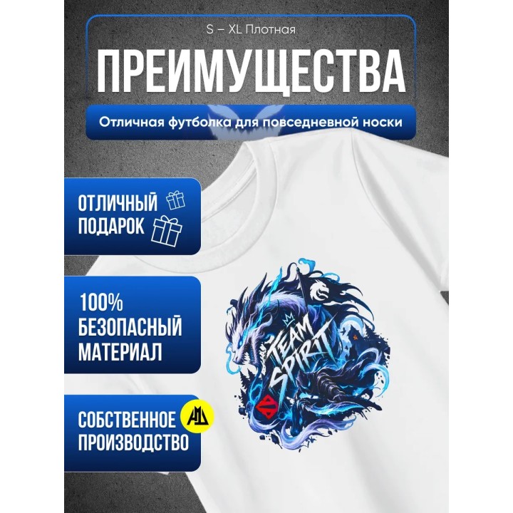 Купить Футболка тим спирит дота 2 ASDAMATOYS