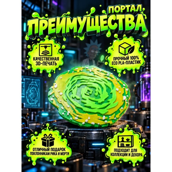 Купить Рик и Морти Портал ASDAMATOYS