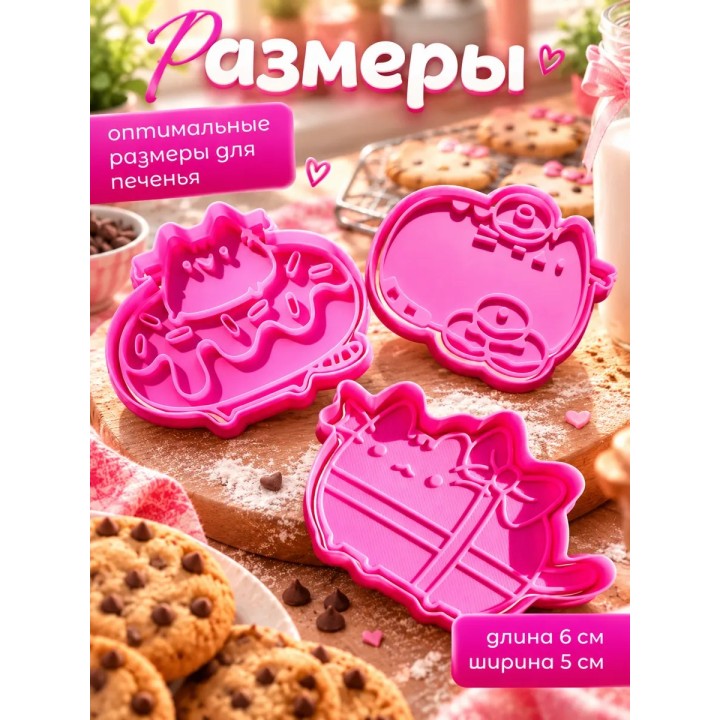 Купить формочки для печенья пушин ASDAMATOYS