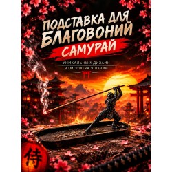 подставка для благовоний самурай