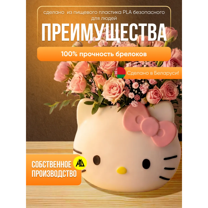 ваза hello kitty