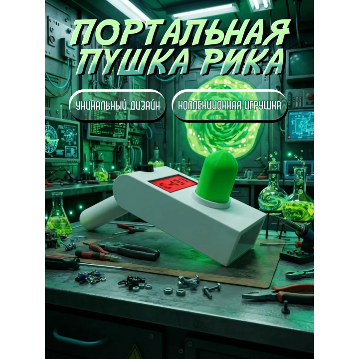 Портальная пушка Рика игрушка