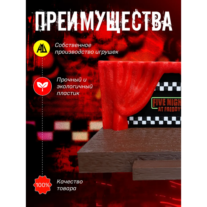 фнаф сцена игрушка пять ночей с фредди