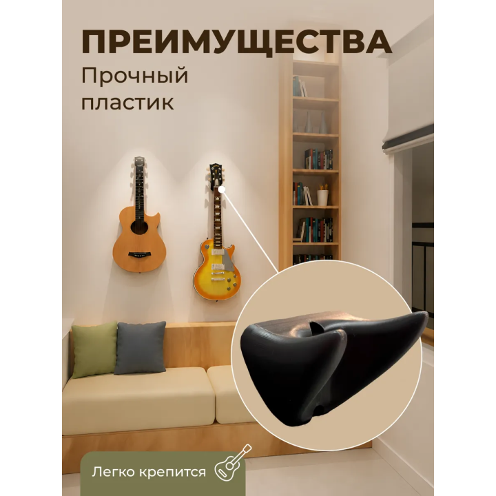 Держатель для гитары настенный