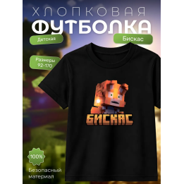 Мерч бискаса футболка minecraft 2
