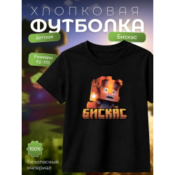 Мерч бискаса футболка minecraft 2