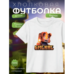 Мерч бискаса футболка minecraft 2
