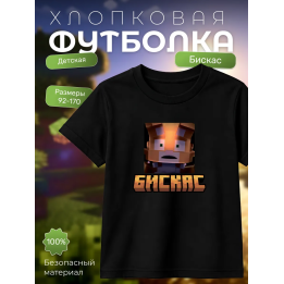Мерч бискаса футболка minecraft 4