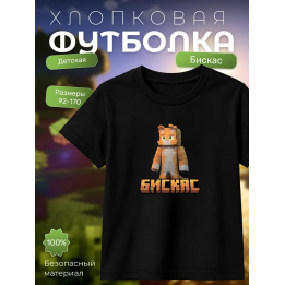 Мерч бискаса футболка minecraft 5