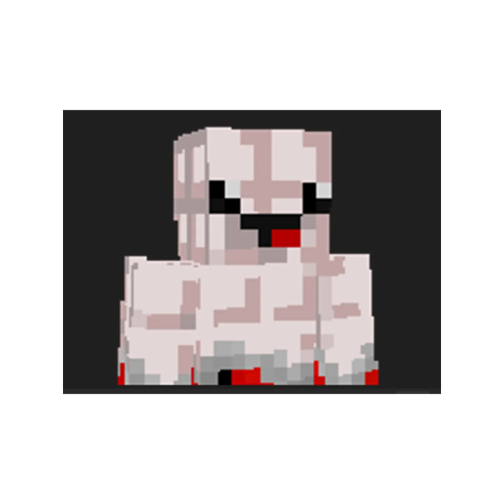 леня minecraft белый
