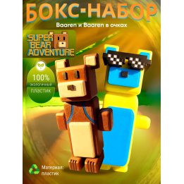 Медведь баарен super bear adventure, baaren в очках
