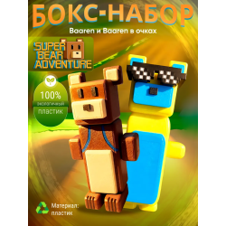 Медведь баарен super bear adventure, baaren в очках