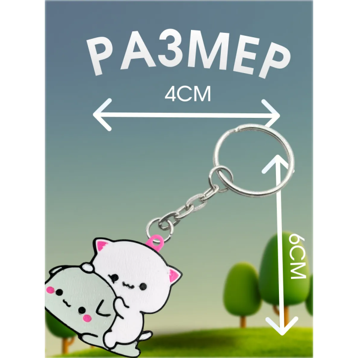 Брелок котики Peach & Goma 2