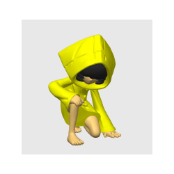 Little nightmares 3 фигурка six
