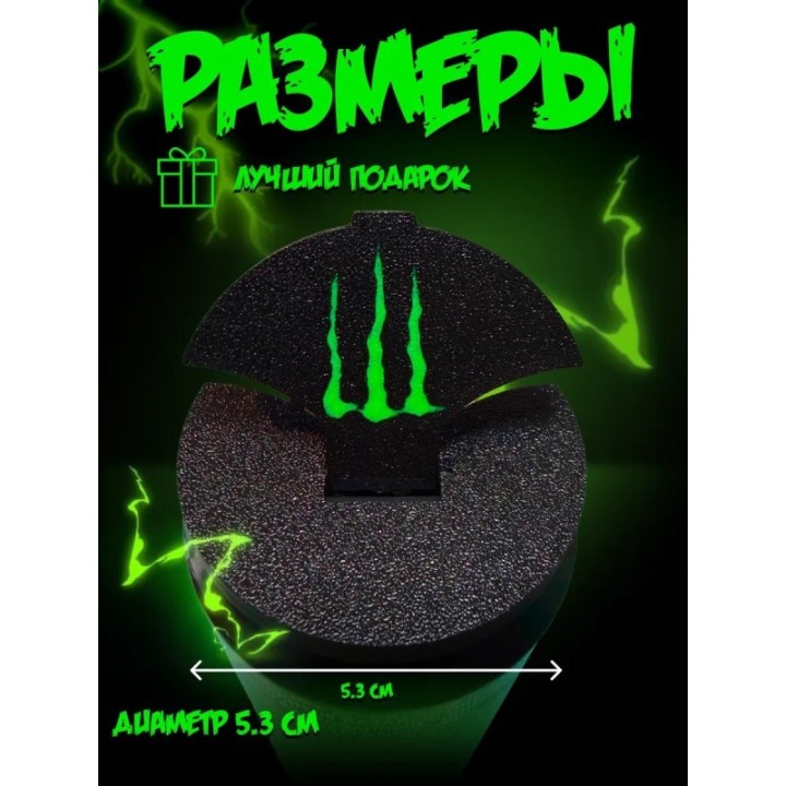 Купить Крышка для банки энергетика ASDAMATOYS