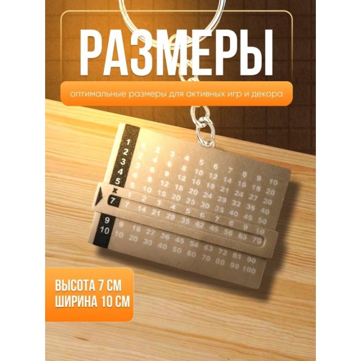 Купить брелок таблица умножения ASDAMATOYS